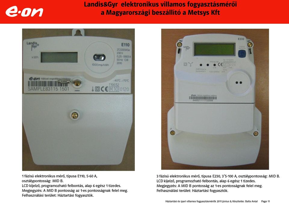 Megjegyzés: A MID B pontosság az 1-es pontosságnak felel meg.