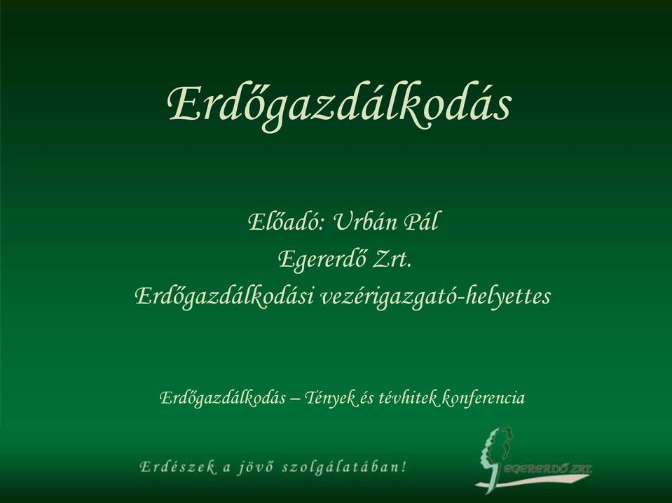 Erdőgazdálkodási