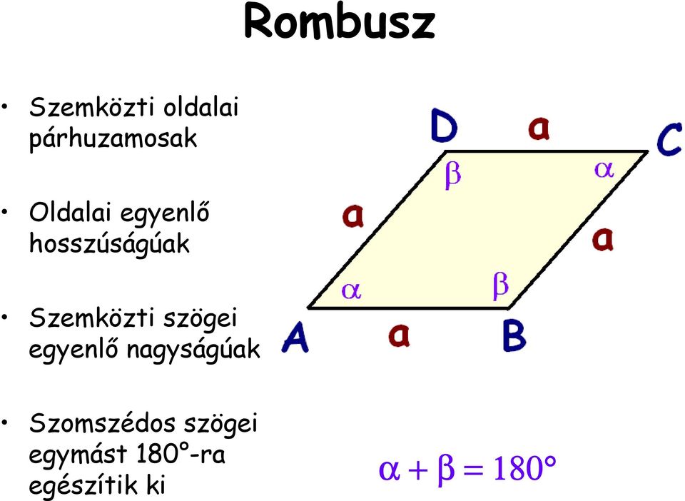 szögei egyenlő nagyságúak Szomszédos