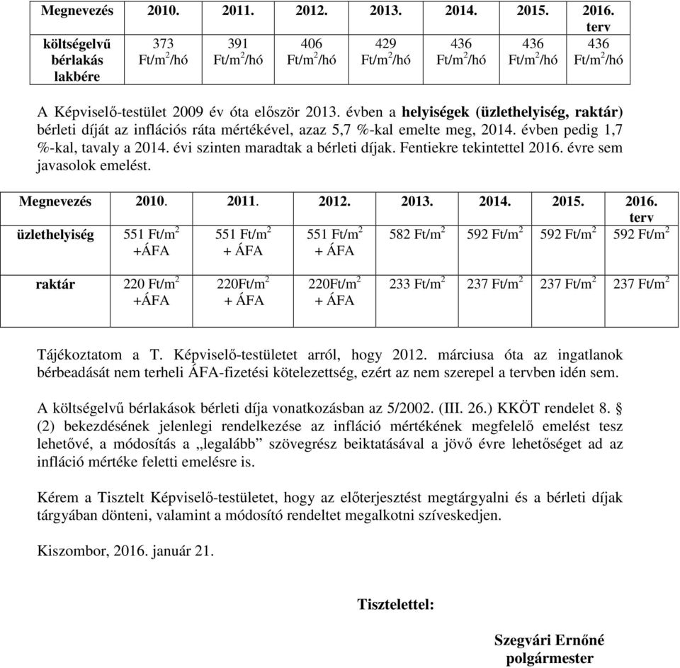 Fentiekre tekintettel 2016.