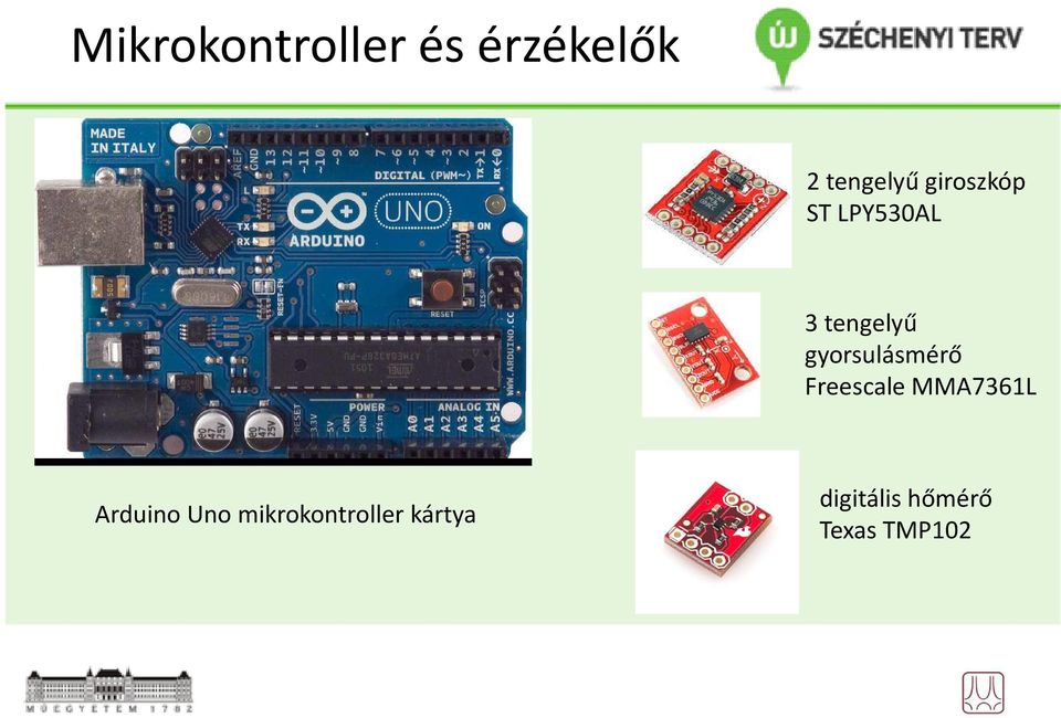 gyorsulásmérő Freescale MMA7361L Arduino