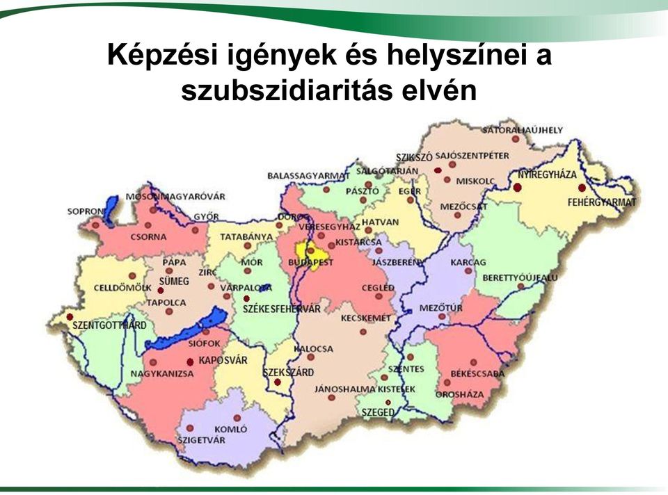 helyszínei a