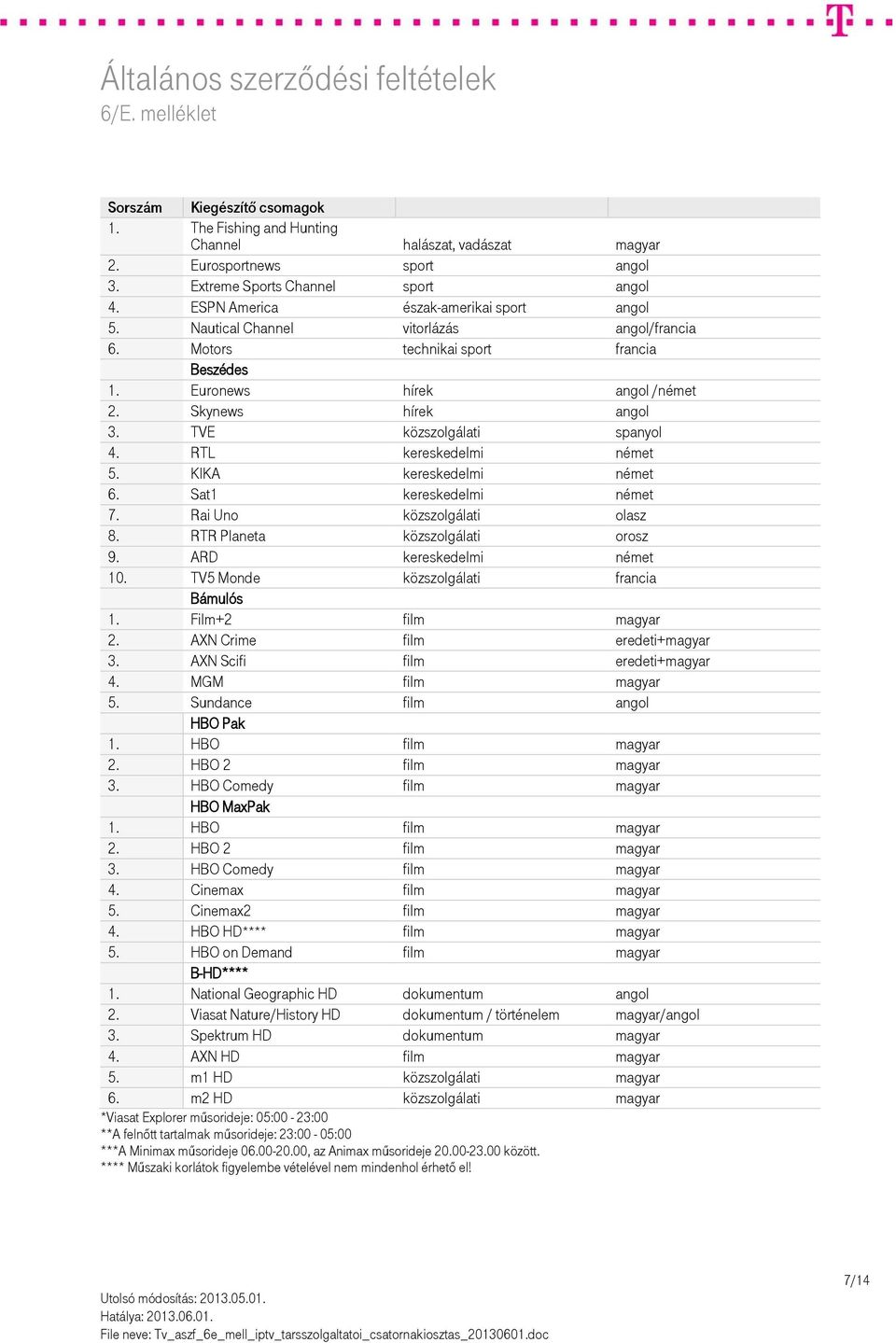 KIKA kereskedelmi német 6. Sat1 kereskedelmi német 7. Rai Uno közszolgálati olasz 8. RTR Planeta közszolgálati orosz 9. ARD kereskedelmi német 10. TV5 Monde közszolgálati francia Bámulós 1.