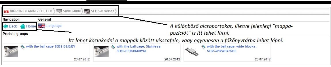 Például: Persely mérete, sín hosszúsága és így tovább. Az egyes specifikációkról részletesen később olvashat.