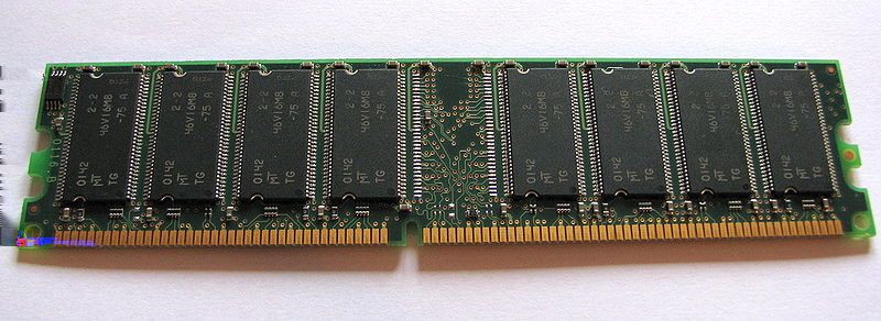 DDR SDRAM RAM Double Data Rate Synchronous Dynamic Random Access Memory (DDR SDRAM) 2 adatátvitel egy