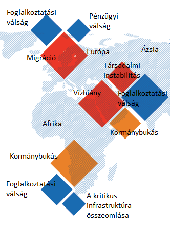 További információ megjelenítésére alkalmas ez esetben is a kockázati eseményt jelző pont színkódja, mely ebben a példában változatlanul a kockázati kategóriát jelöli.