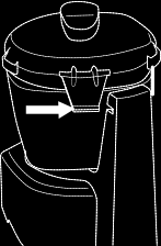 3. ÖSSZESZERELÉS 7. Helyezze a fedelet az edényre. A fedél legyen a hátsó oszloptól jobbra. Forgassa a fedelet az óramutató járásával ellentétes irányba, hogy a helyére rögzüljön.