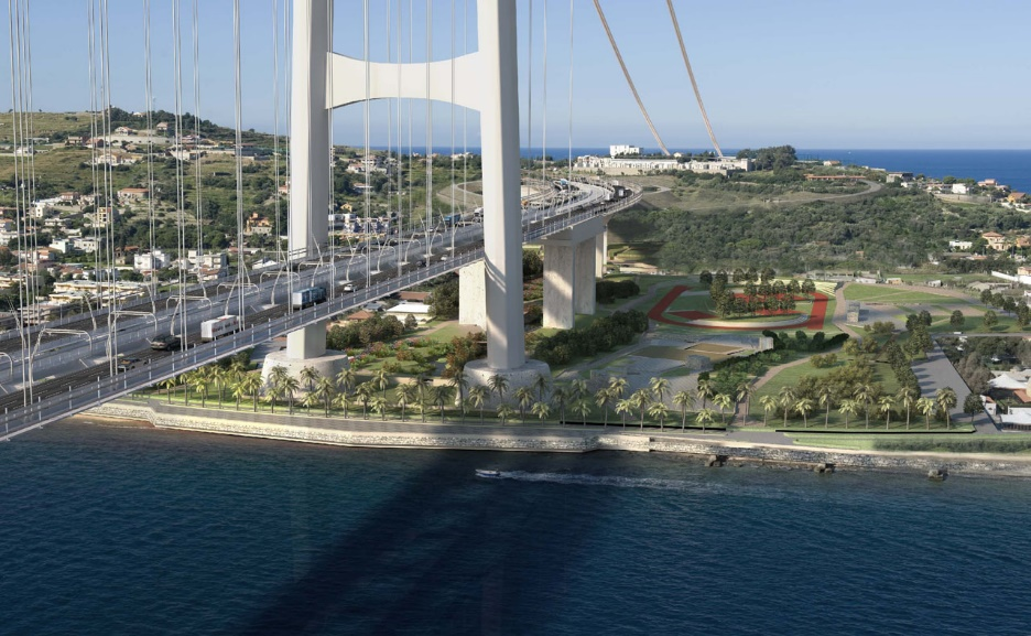 Messina híd I Hossz: 3,7 km Forgalom: 100ezer jármű/nap