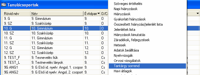 2. Majd kattintsunk az Adatok beállítása parancsra. A feljövő Szakmai vizsga adatok beállítása dialóguson állítsuk be a közös tulajdonságokat, majd kattintsunk a Beállít gombra.