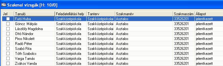 2. Majd készítsünk egy halmazt.