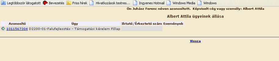 Foglalkoztatás típusa: a legördülő lista segítségével válassza ki, hogy munkaviszony vagy megbízás a foglalkoztatás típusa.