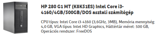 1. Mire utal az alábbi ábrán látható számítógép-leírásban szereplő 3,6 GHz érték? a. Az adatbusz analóg sávszélességére. b. A memória frissítési frekvenciájára. c.