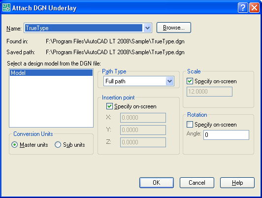 AZ AUTOCAD LT 2008 ALAPJAI 17 Általában a kétdimenziós geometria objektumait vehetjük át, a 3D geometriával kapcsolatban csak figyelmeztetést kapunk.