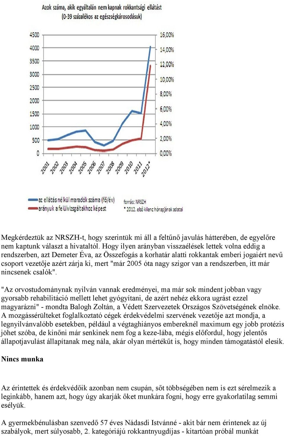 nagy szigor van a rendszerben, itt már nincsenek csalók".