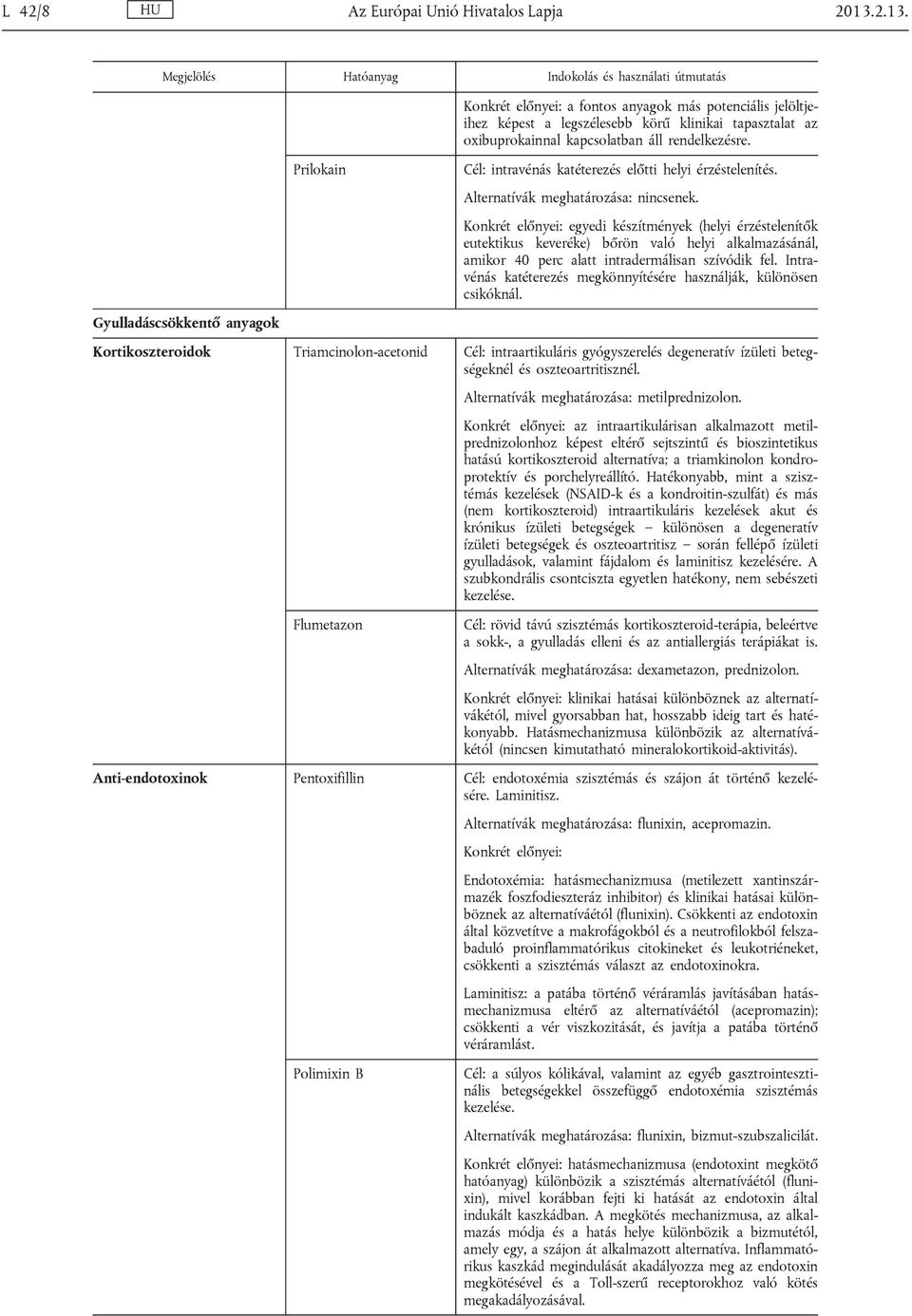 rendelkezésre. Cél: intravénás katéterezés előtti helyi érzéstelenítés.