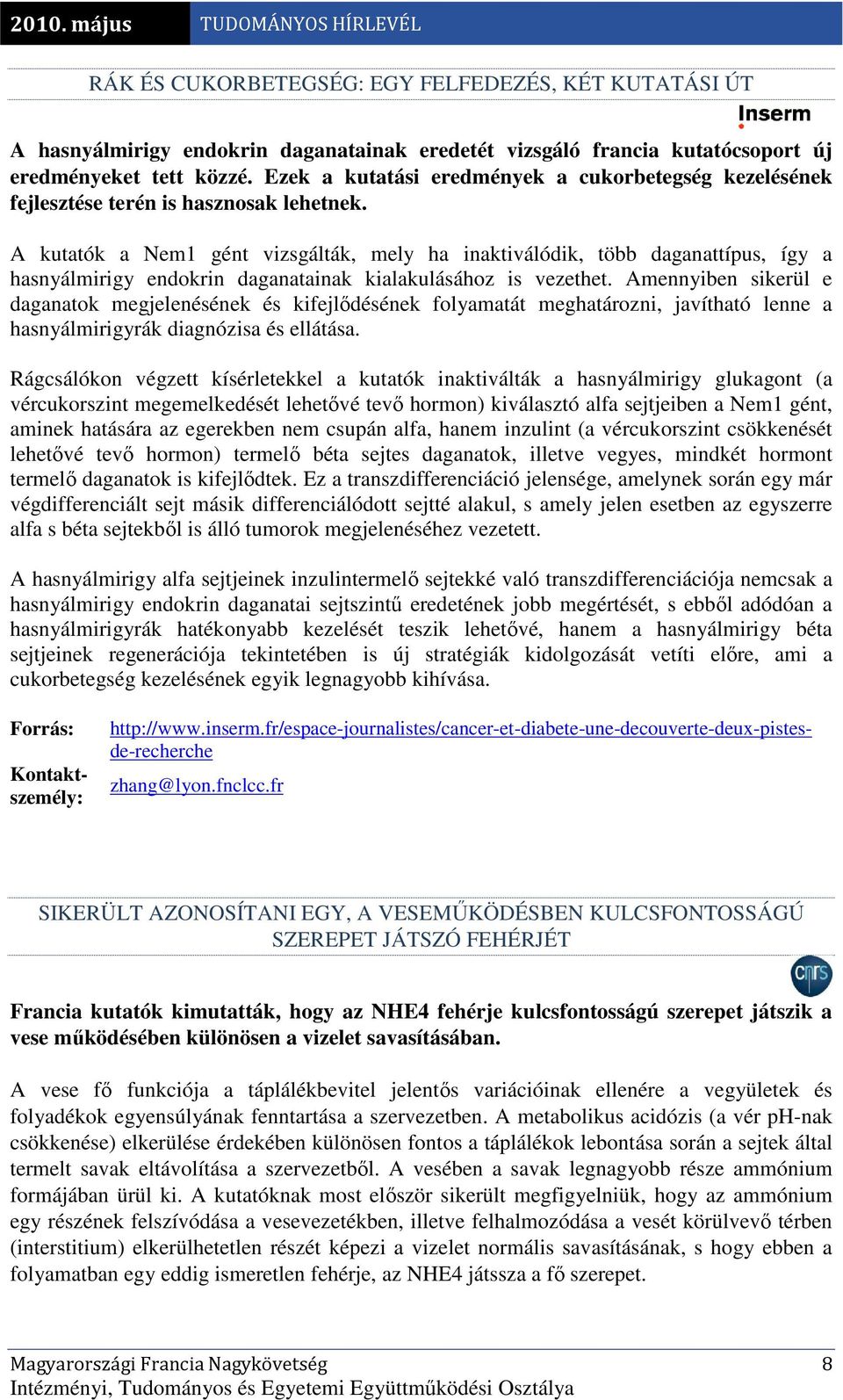 A kutatók a Nem1 gént vizsgálták, mely ha inaktiválódik, több daganattípus, így a hasnyálmirigy endokrin daganatainak kialakulásához is vezethet.