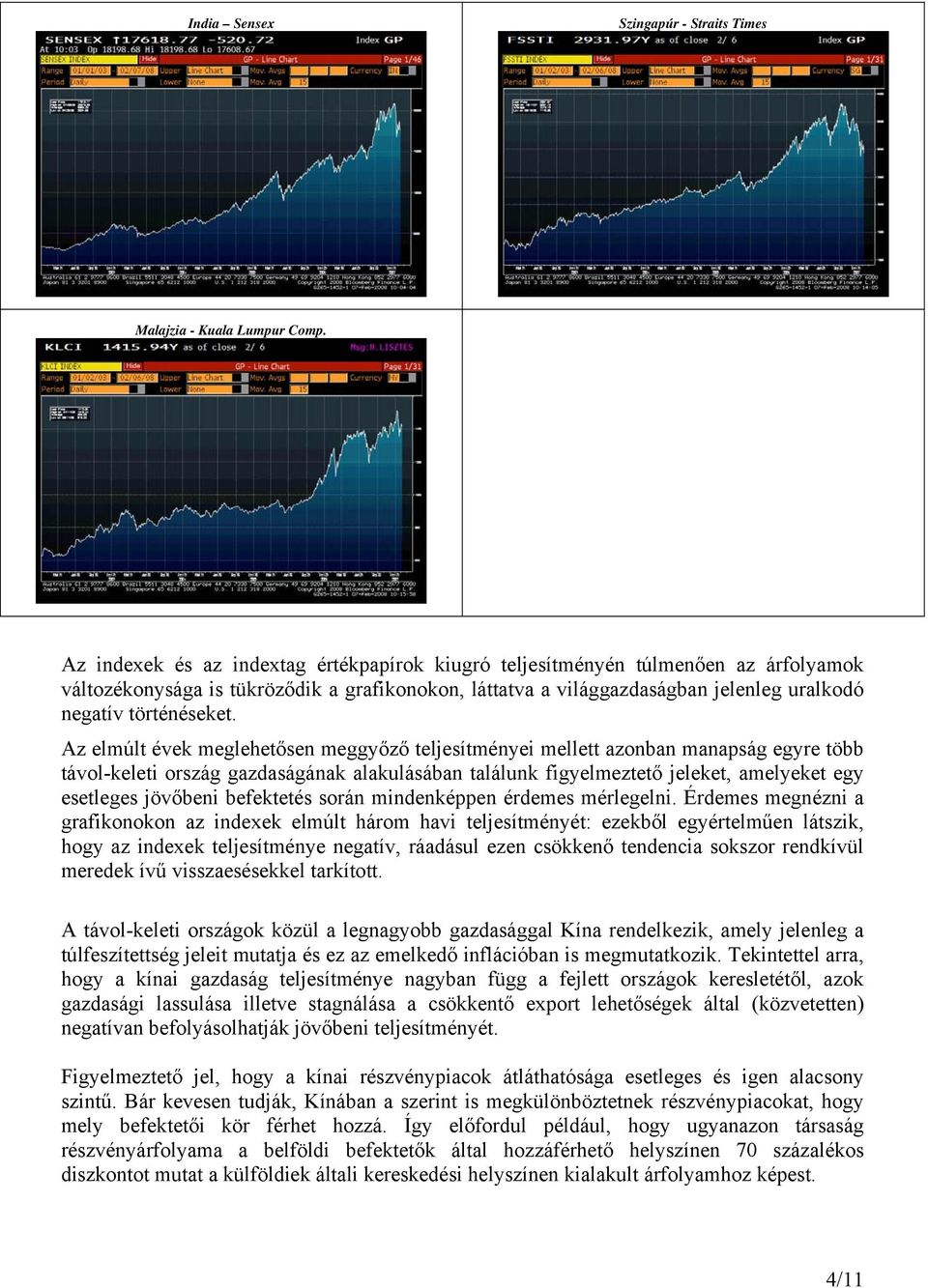 Az elmúlt évek meglehetősen meggyőző teljesítményei mellett azonban manapság egyre több távol-keleti ország gazdaságának alakulásában találunk figyelmeztető jeleket, amelyeket egy esetleges jövőbeni