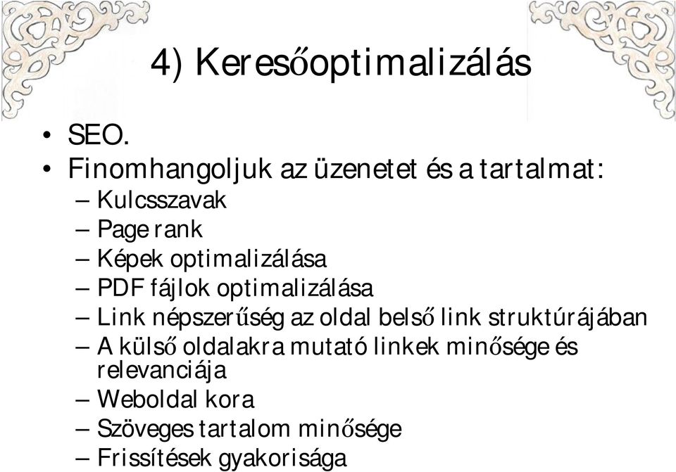 optimalizálása PDF fájlok optimalizálása Link népszerűség az oldal belső link