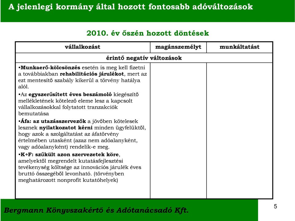 lesznek nyilatkozatot kérni minden ügyfelüktől, hogy azok a szolgáltatást az áfatörvény értelmében utasként (azaz nem adóalanyként, vagy adóalanyként) rendelik-e meg.