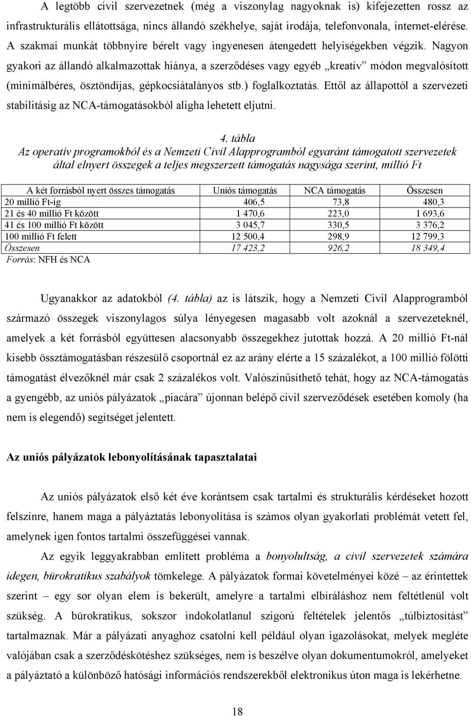 Nagyon gyakori az állandó alkalmazottak hiánya, a szerződéses vagy egyéb kreatív módon megvalósított (minimálbéres, ösztöndíjas, gépkocsiátalányos stb.) foglalkoztatás.