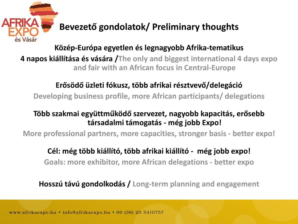 Több szakmai együttműködő szervezet, nagybb kapacitás, erősebb társadalmi támgatás - még jbb Exp! Mre prfessinal partners, mre capacities, strnger basis - better exp!