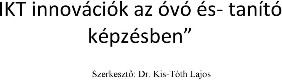 képzésben