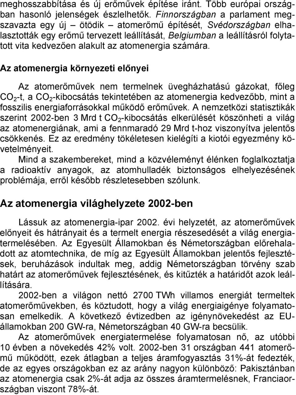 atomenergia számára.