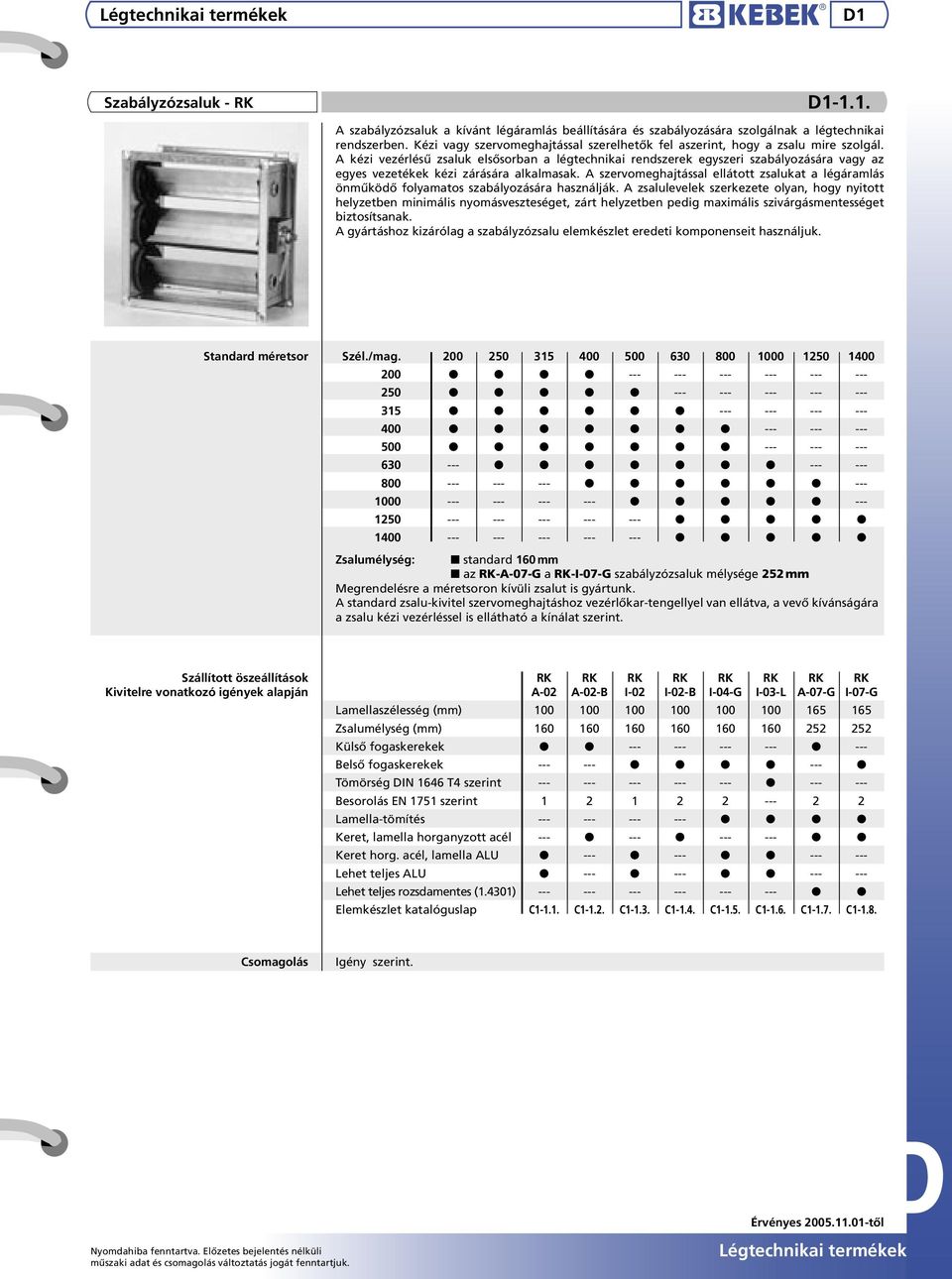 A kézi vezérlésű zsaluk elsősorban a légtechnikai rendszerek egyszeri szabályozására vagy az egyes vezetékek kézi zárására alkalmasak.