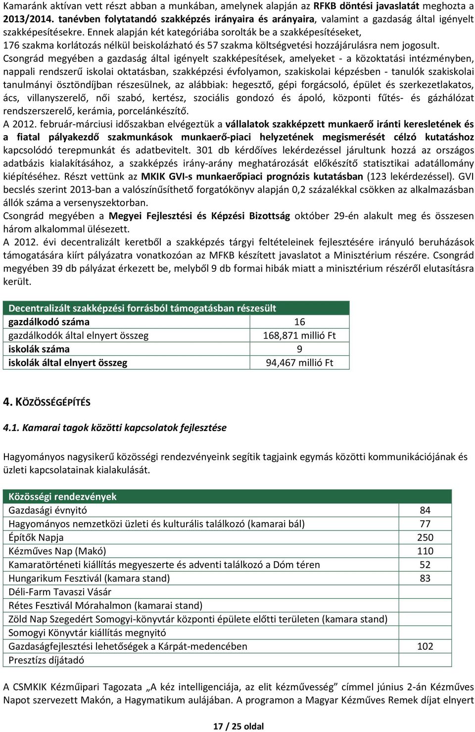 Ennek alapján két kategóriába sorolták be a szakképesítéseket, 176 szakma korlátozás nélkül beiskolázható és 57 szakma költségvetési hozzájárulásra nem jogosult.