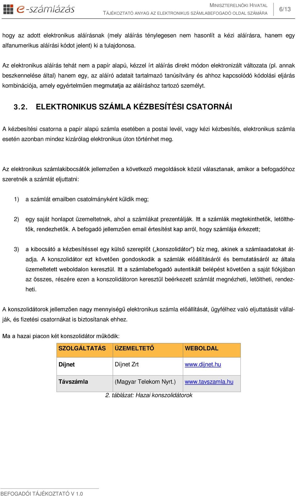 annak beszkennelése által) hanem egy, az aláíró adatait tartalmazó tanúsítvány és ahhoz kapcsolódó kódolási eljárás kombinációja, amely egyértelműen megmutatja az aláíráshoz tartozó személyt. 3.2.