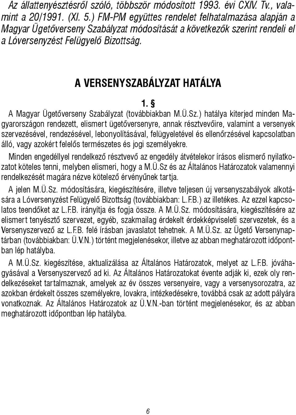 A Magyar Ügetőverseny Sza