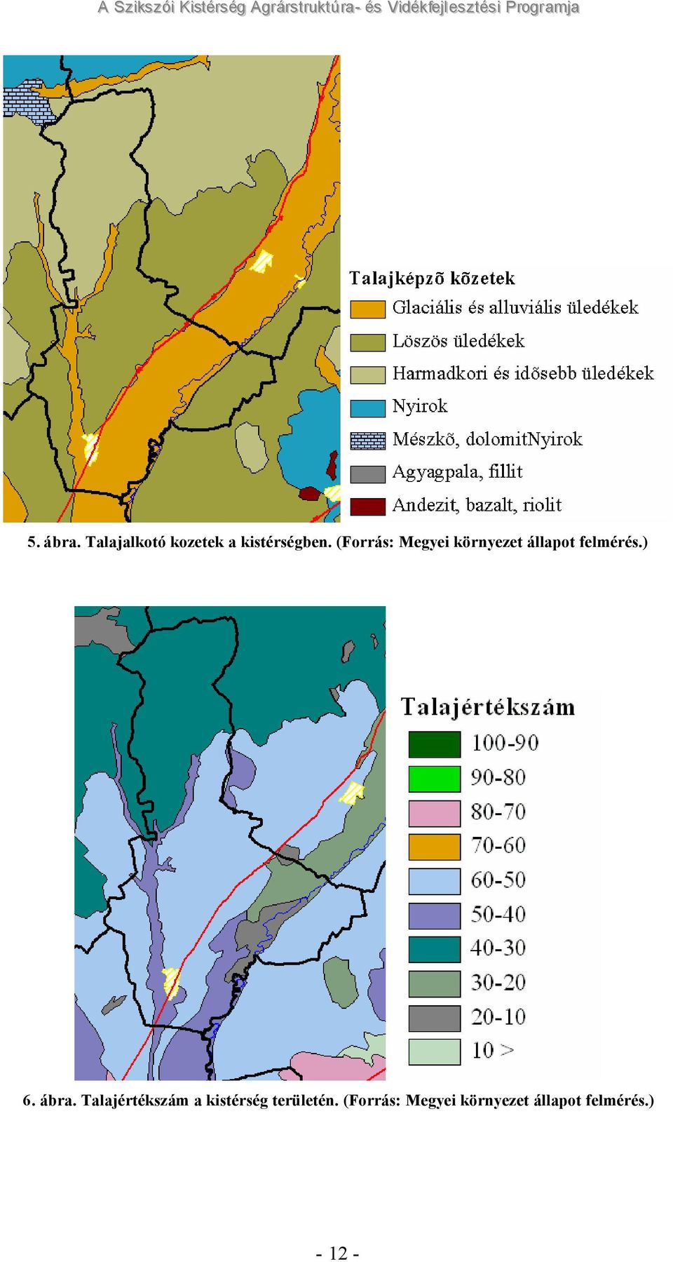 (Forrás: Megyei környezet állapot felmérés.) 6. ábra.