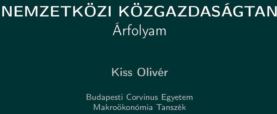 Kiss Olivér Budapesti