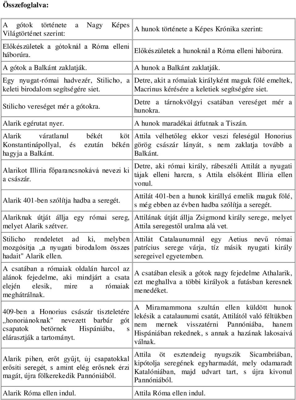 Alarik váratlanul békét köt Konstantinápollyal, és ezután békén hagyja a Balkánt. Alarikot Illíria főparancsnokává nevezi ki a császár. Alarik 401-ben szólítja hadba a seregét.