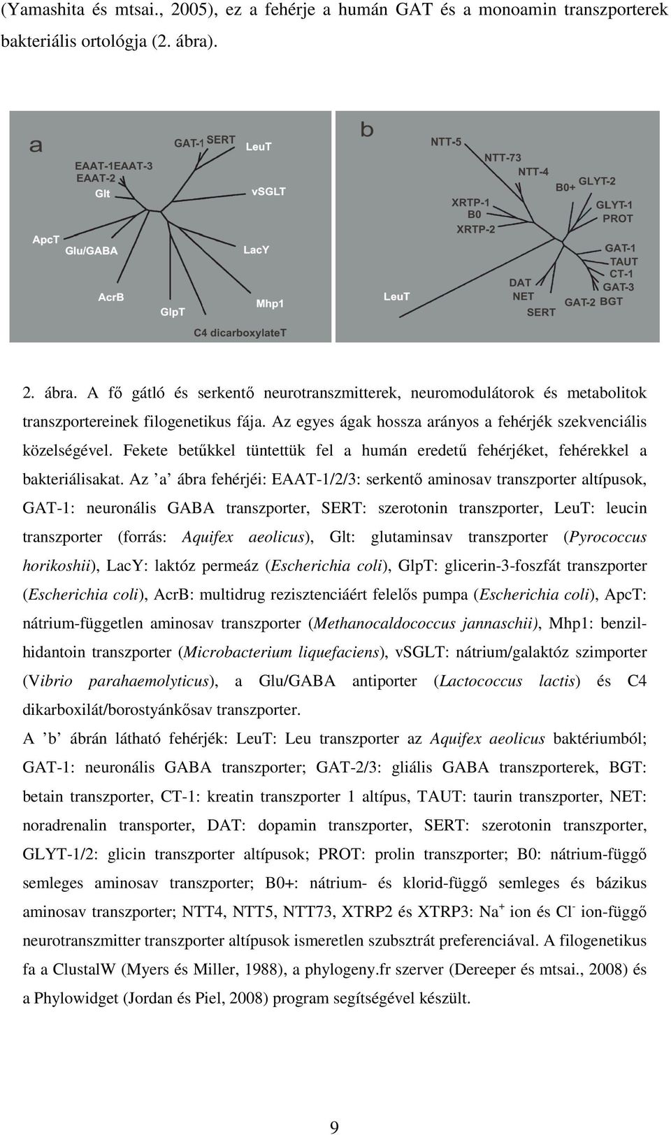 Fekete betűkkel tüntettük fel a humán eredetű fehérjéket, fehérekkel a bakteriálisakat.