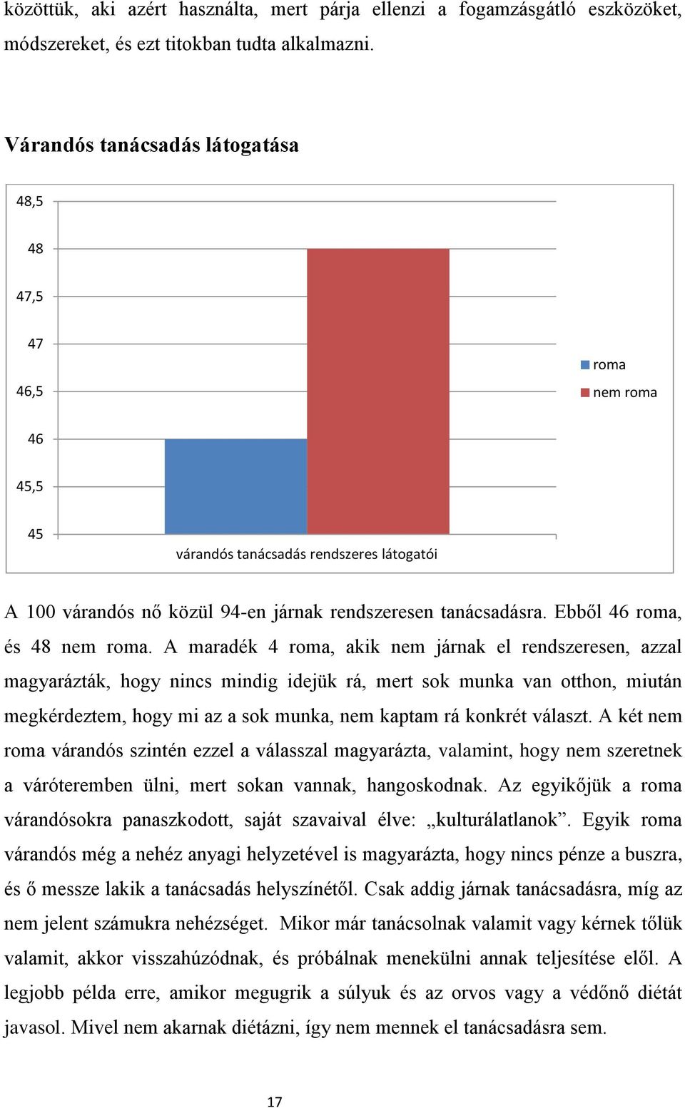 Ebből 46 roma, és 48 nem roma.