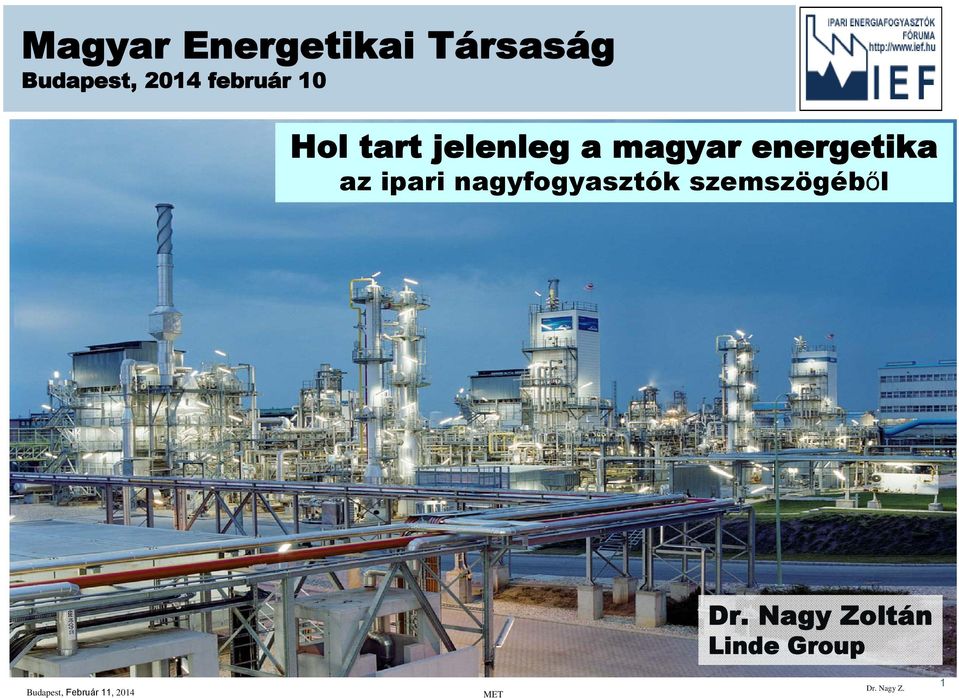magyar energetika az ipari