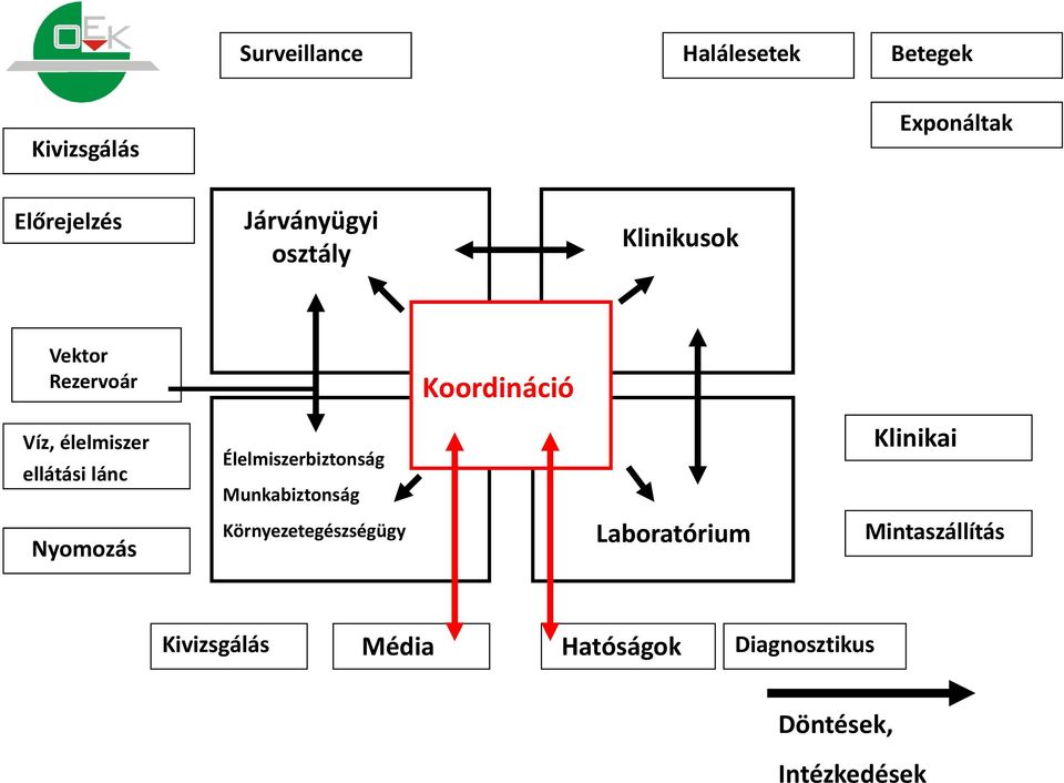 Élelmiszerbiztonság Munkabiztonság Klinikai Nyomozás Környezetegészségügy