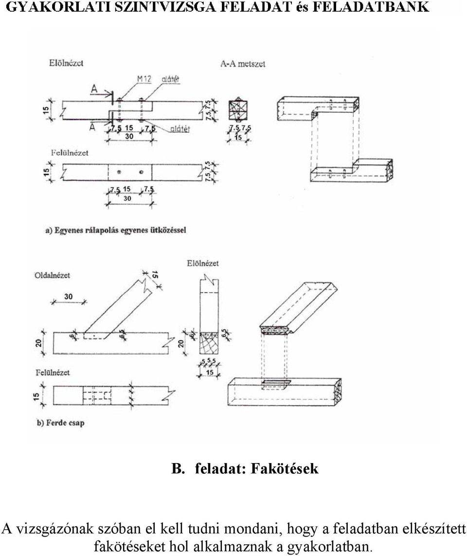 mondani, hogy a feladatban