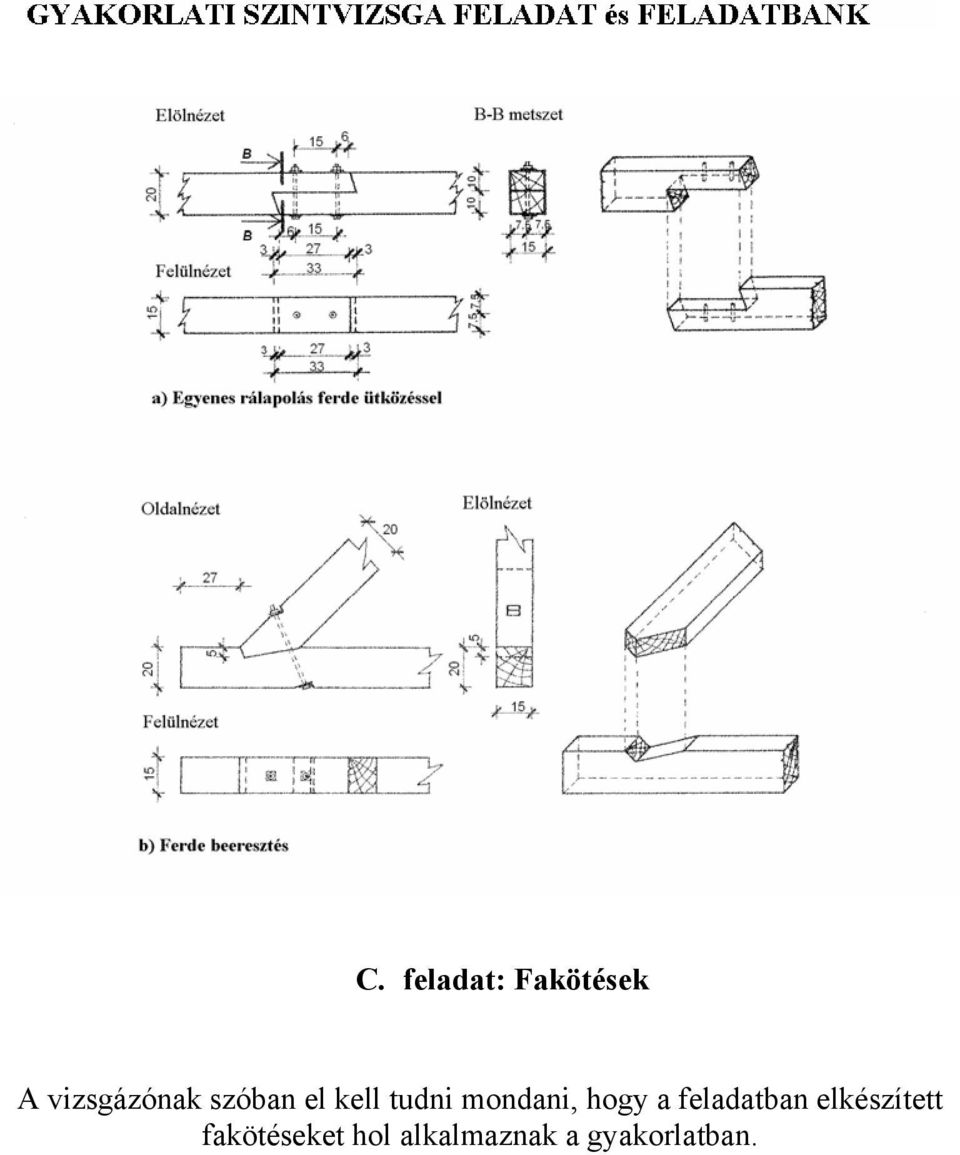 mondani, hogy a feladatban