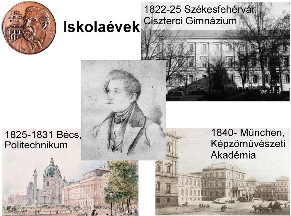 Gimnázium 1825-1831 Bécs,
