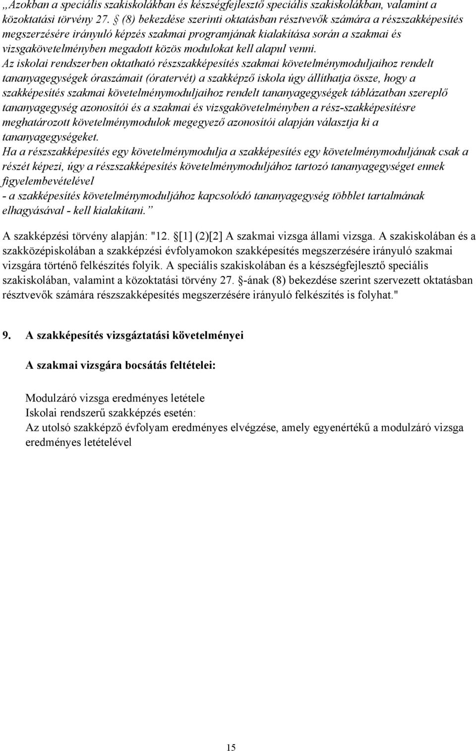 modulokat kell alapul venni.