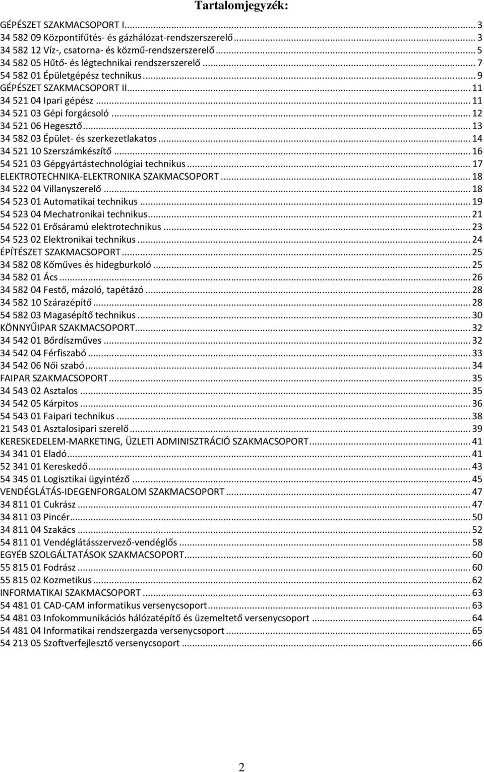 .. 12 34 521 06 Hegesztő... 13 34 582 03 Épület- és szerkezetlakatos... 14 34 521 10 Szerszámkészítő... 16 54 521 03 Gépgyártástechnológiai technikus... 17 ELEKTROTECHNIKA-ELEKTRONIKA SZAKMACSOPORT.