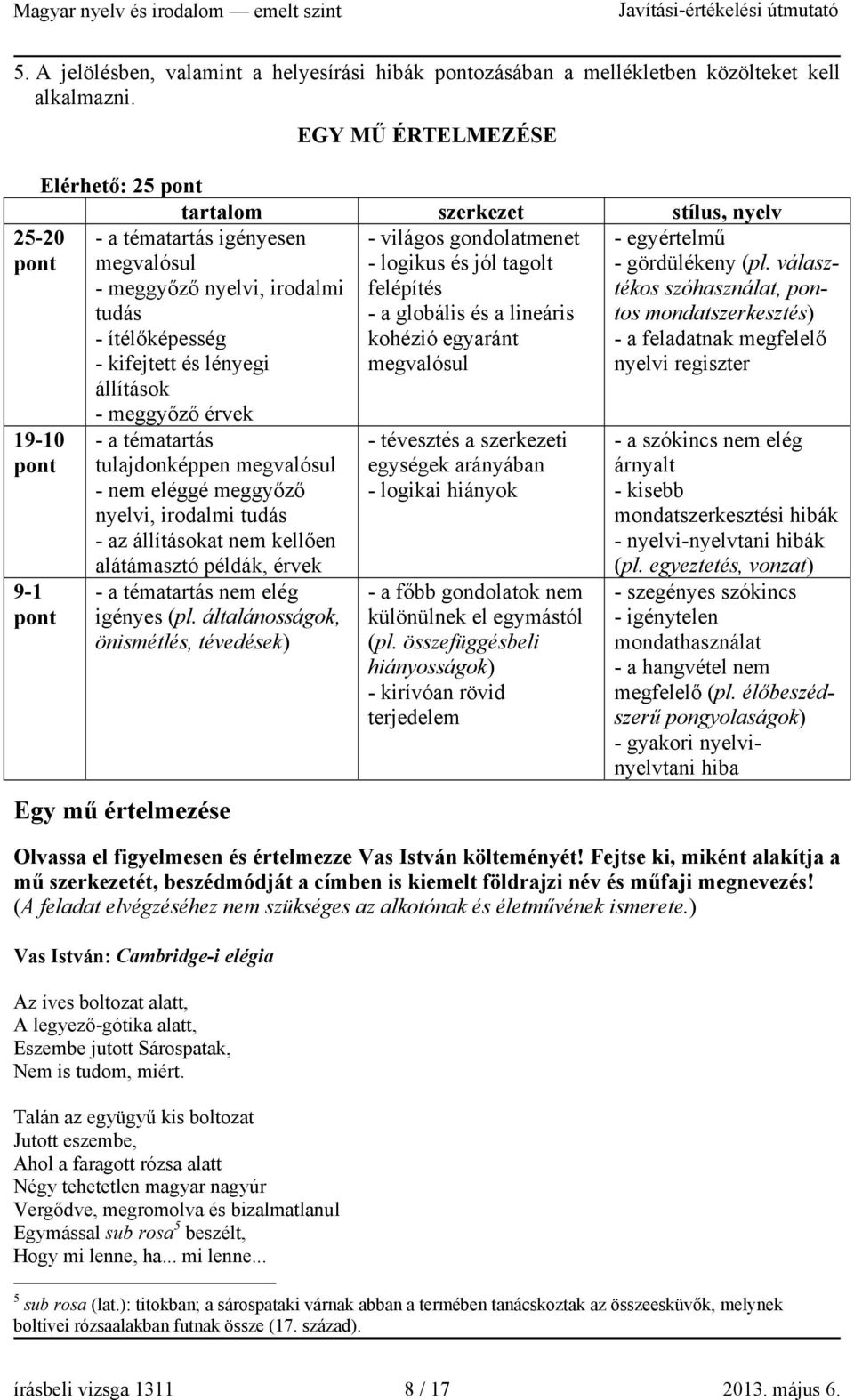 - a globális és a lineáris - ítélőképesség kohézió egyaránt - kifejtett és lényegi megvalósul állítások - meggyőző érvek 19-10 9-1 - a tématartás tulajdonképpen megvalósul - nem eléggé meggyőző