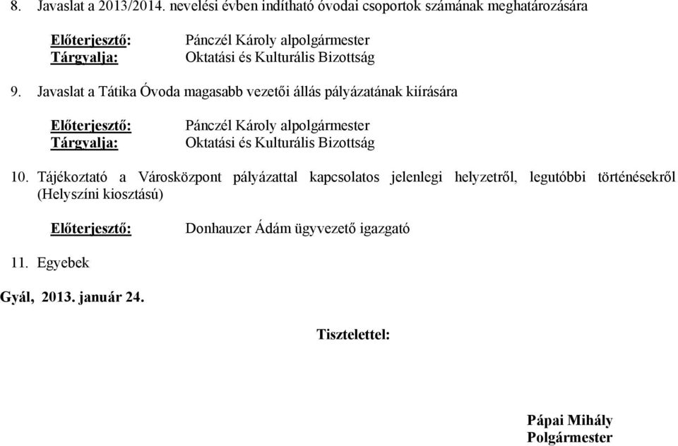 Bizottság 9.