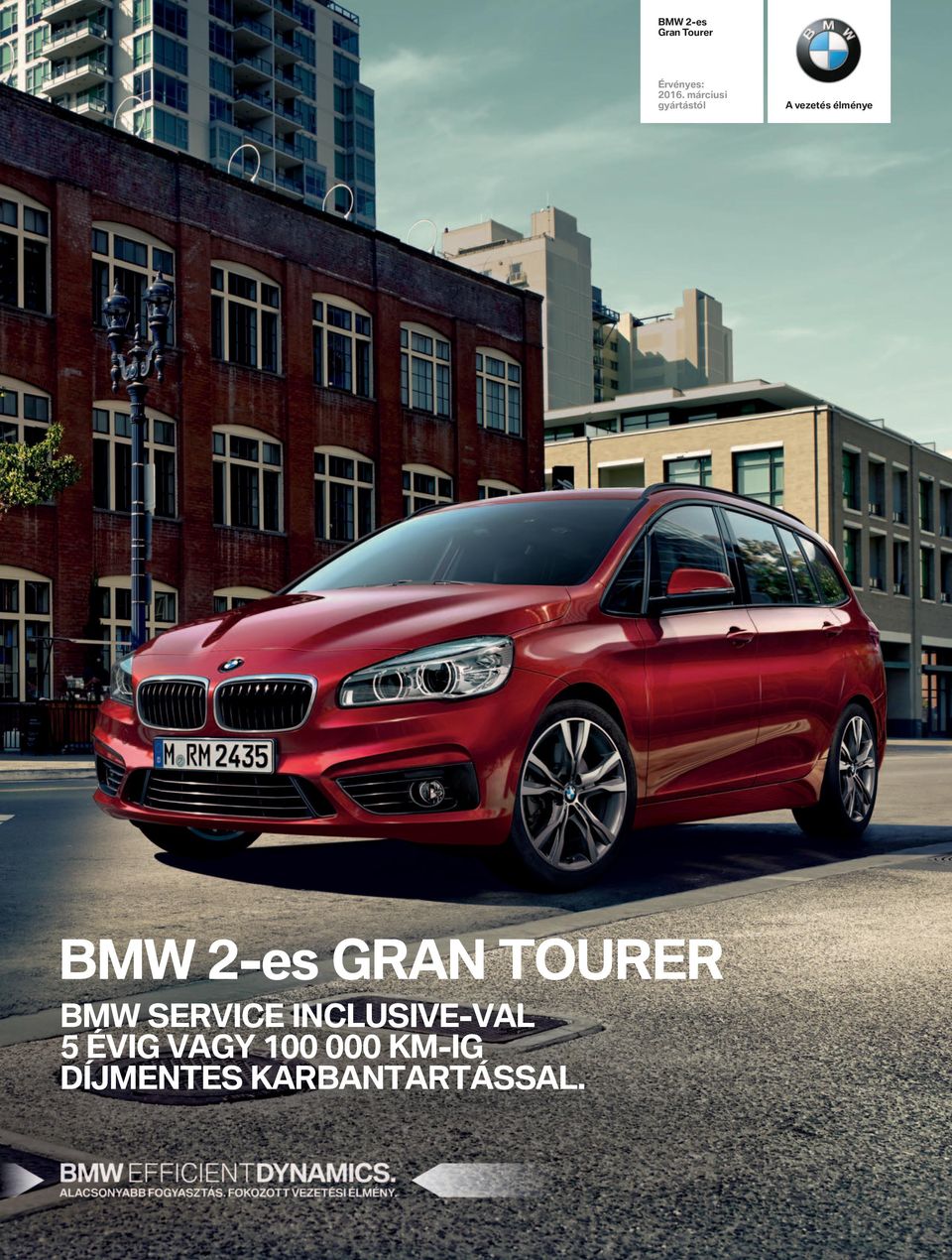 2-es gran tourer BMW SERVICE INCLUSIVE-VaL