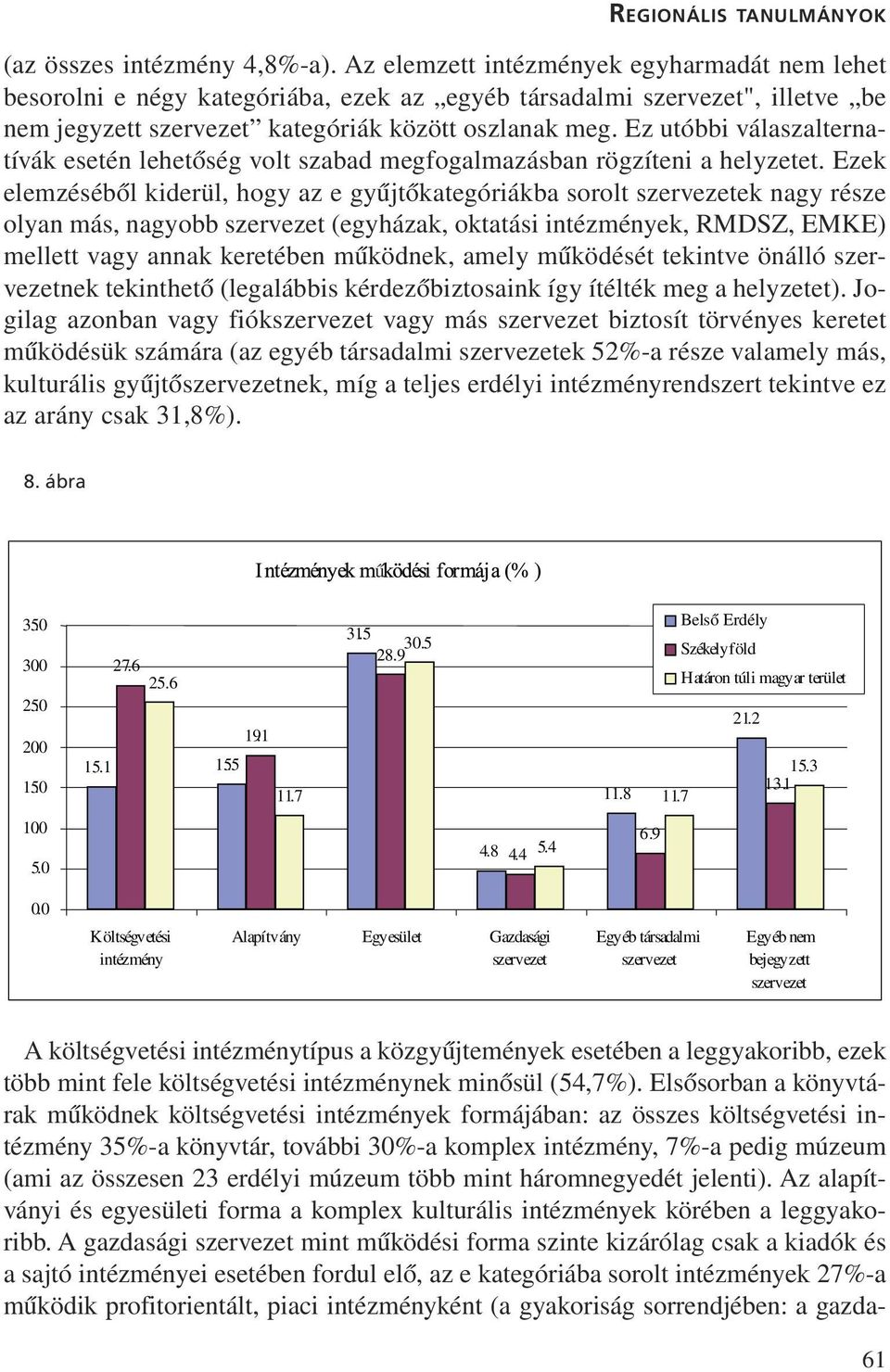 Ez utóbbi válaszalternatívák esetén lehetõség volt szabad megfogalmazásban rögzíteni a helyzetet.