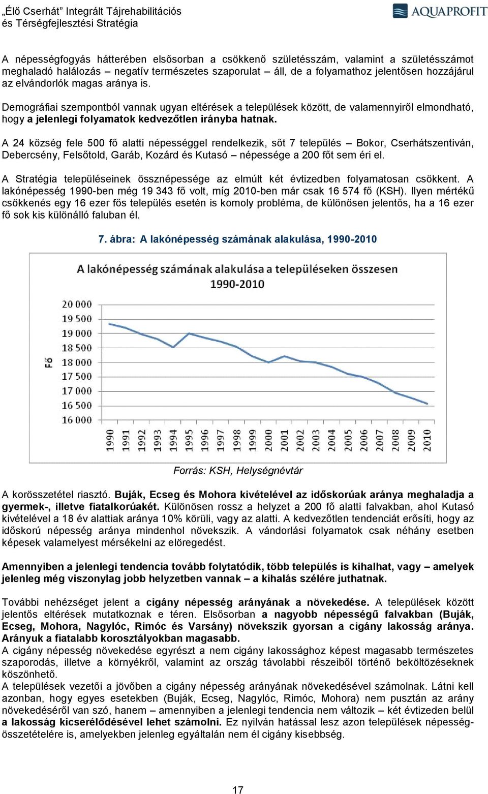 A 24 község fele 500 fő alatti népességgel rendelkezik, sőt 7 település Bokor, Cserhátszentiván, Debercsény, Felsőtold, Garáb, Kozárd és Kutasó népessége a 200 főt sem éri el.