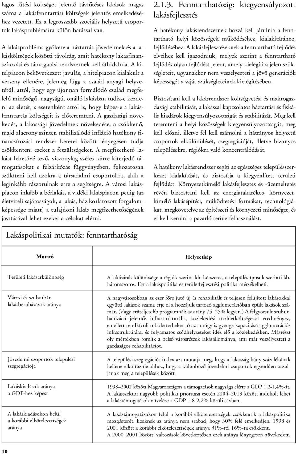 A lakásprobléma gyökere a háztartás-jövedelmek és a lakásköltségek közötti távolság, amit hatékony lakásfinanszírozási és támogatási rendszernek kell áthidalnia.