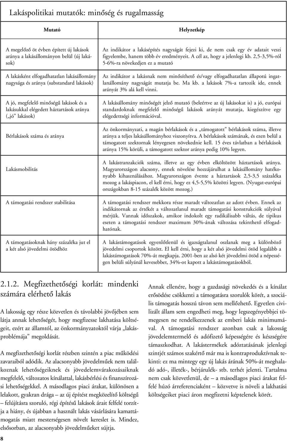 A támogatásoknak hány százaléka jut el a két alsó jövedelmi ötödhöz Az indikátor a lakásépítés nagyságát fejezi ki, de nem csak egy év adatait veszi figyelembe, hanem több év eredményeit.